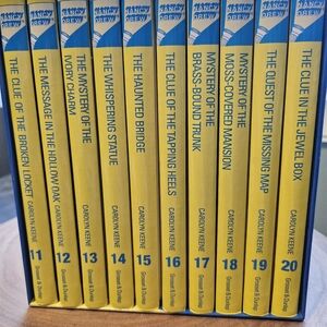 Nancy Drew Mystery Book Collection - Blue and Yellow Books 11-20 NWOT